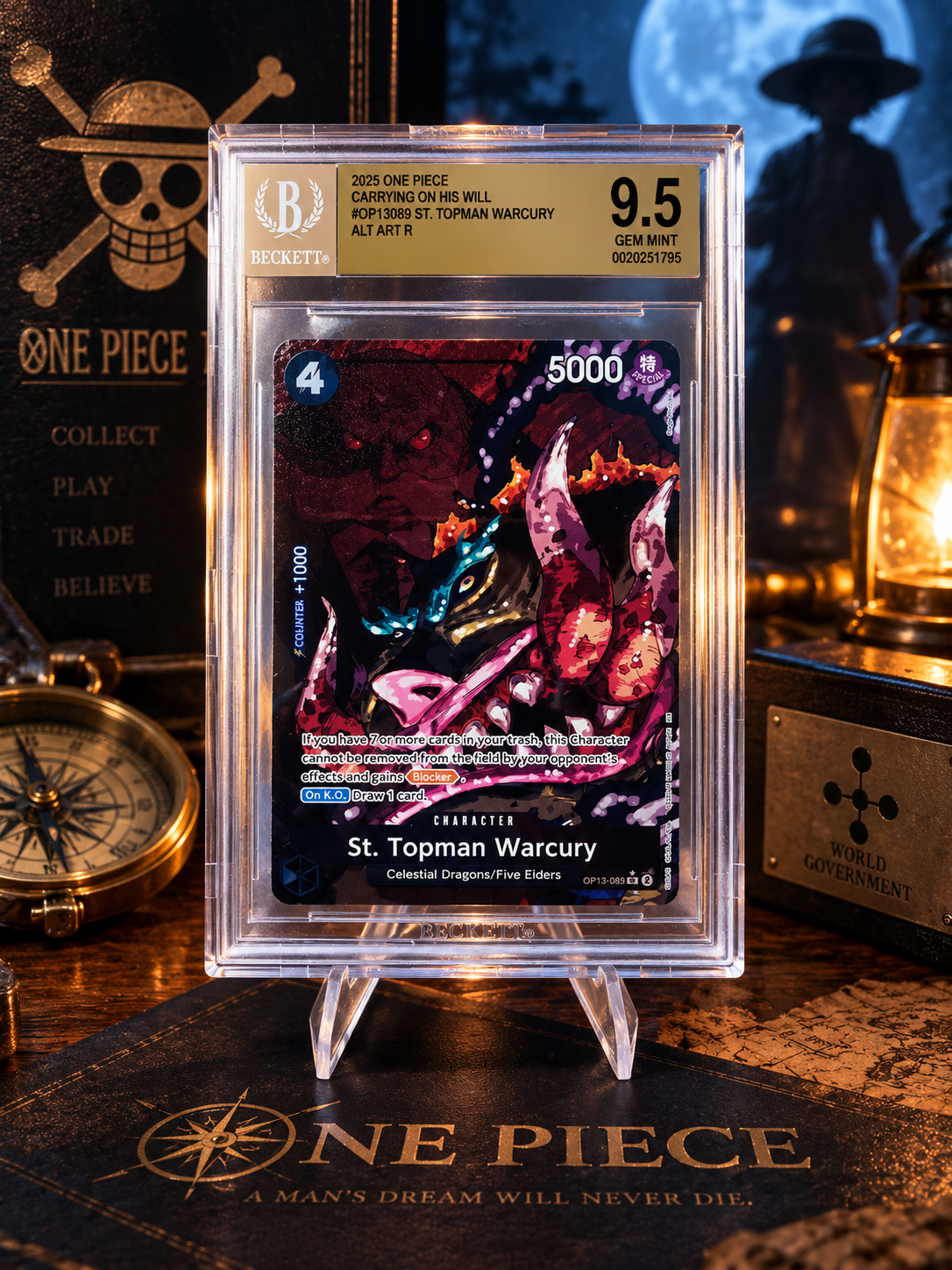 BGS 9.5 St. Topman Warcury OP13-089 certificate 0020251795